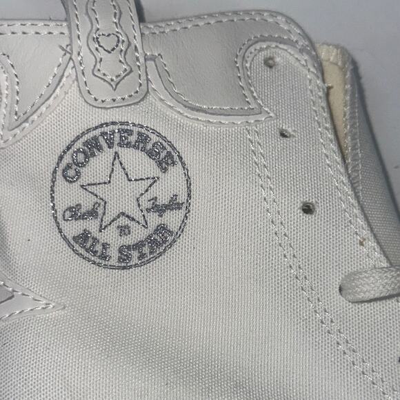 New Woman’s Converse Chuck 70 De Luxe Heel Western Hi Platform Sneaker 10.5 Vid - Picture 9 of 16